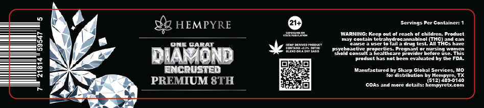 Hempyre 3.5g Premium Flower Jar Labels