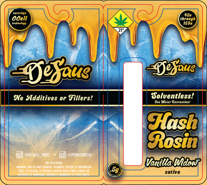 De Saus Solventless Hash Rosin Vape