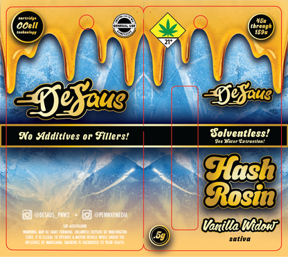 De Saus Solventless Hash Rosin Vape