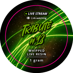 Live Stream 1.5in Dab Jar Lid Round