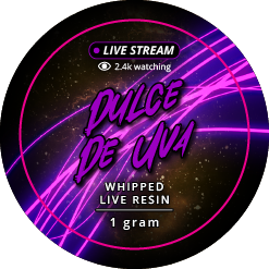 Live Stream 1.5in Dab Jar Lid Round