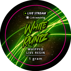 Live Stream 1.5in Dab Jar Lid Round
