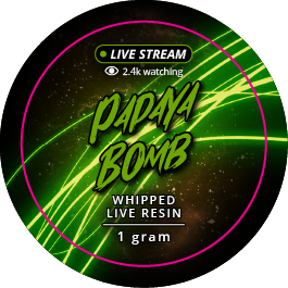 Live Stream 1.5in Dab Jar Lid Round