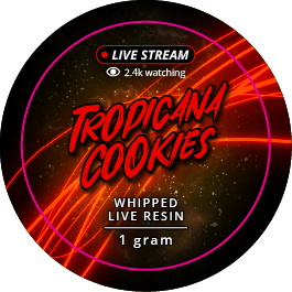Live Stream 1.5in Dab Jar Lid Round