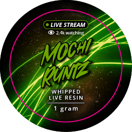 Live Stream 1.5in Dab Jar Lid Round