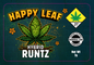 Happy Leaf 3x2 Labels