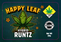 Happy Leaf 3x2 Labels