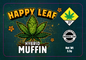 Happy Leaf 3x2 Labels
