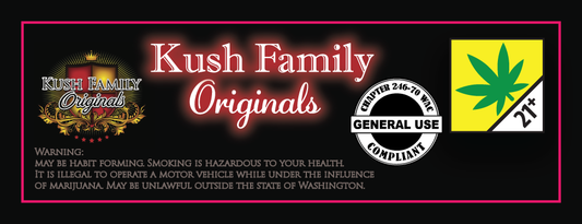 Kush Family Originals Joint Tube Sticker