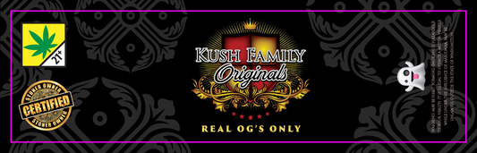 Kush Family Originals Jar Label