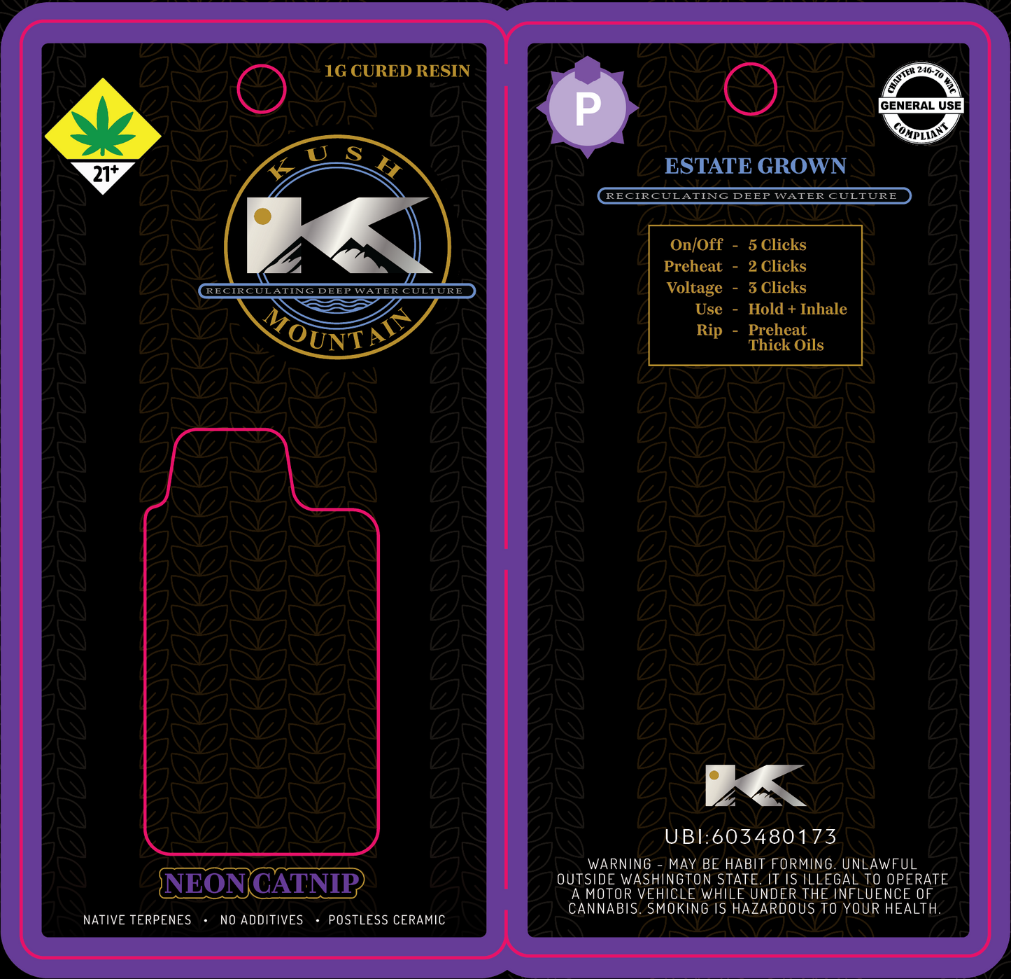 Kush Mountain Cannabis BC Disposable