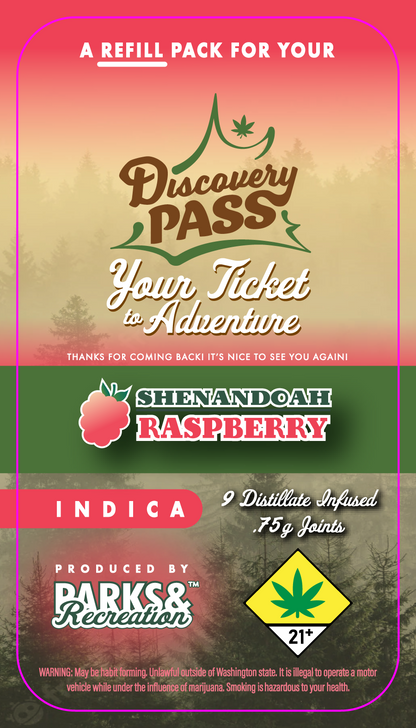 Parks & Rec Preroll Refill Labels