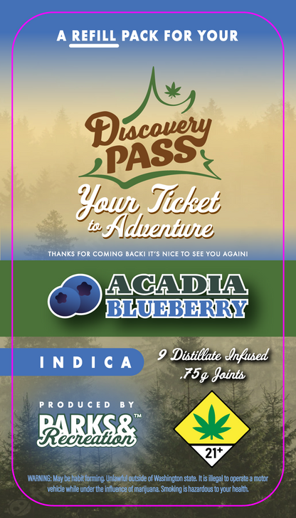 Parks & Rec Preroll Refill Labels