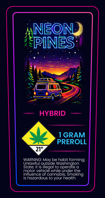 Neon Pines Joint Tube Labels