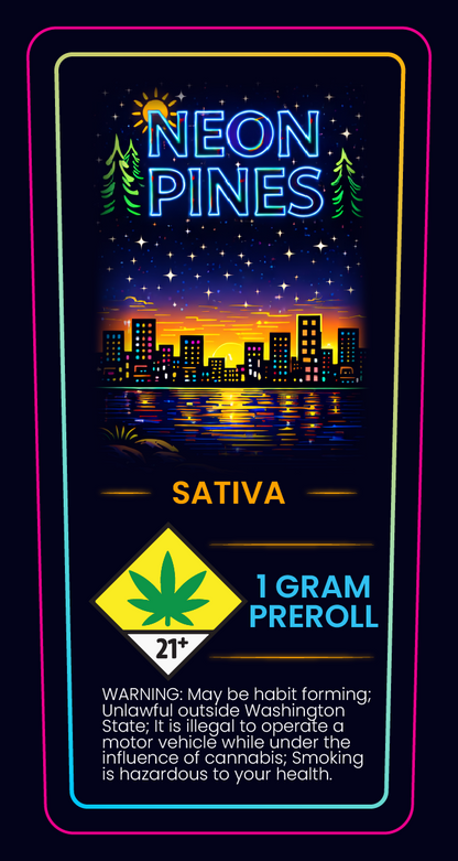 Neon Pines Joint Tube Labels