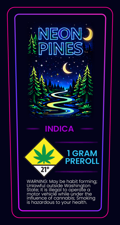 Neon Pines Joint Tube Labels