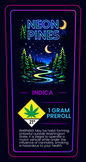 Neon Pines Joint Tube Labels