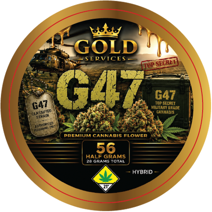 Gold Services 2.75in Jar Lid Label