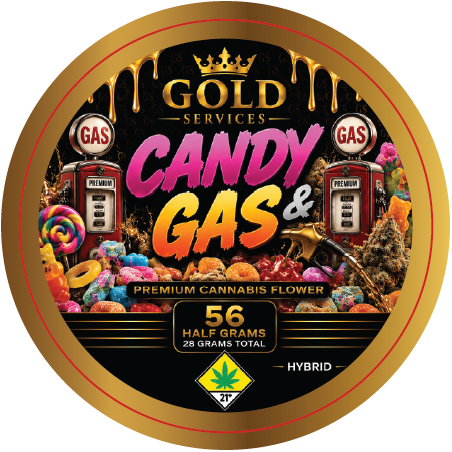 Gold Services 2.75in Jar Lid Label