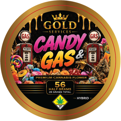 Gold Services 2.75in Jar Lid Label