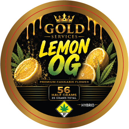 Gold Services 2.75in Jar Lid Label