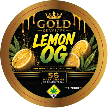 Gold Services 2.75in Jar Lid Label