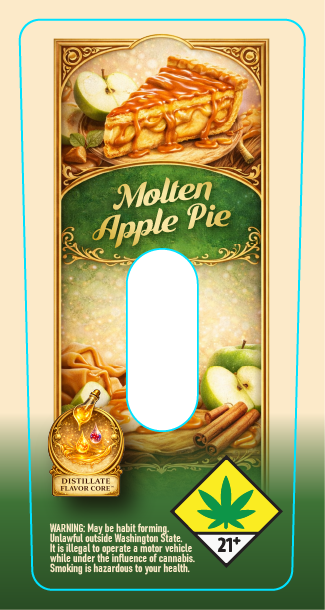 Core Baked & Infused Joint Tube Labels
