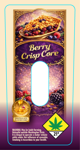 Core Baked & Infused Joint Tube Labels