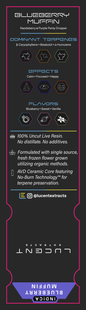 Lucent Live Resin 100% Uncut Vape Label