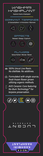 Lucent Live Resin 100% Uncut Vape Label