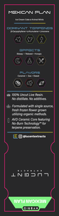 Lucent Live Resin 100% Uncut Vape Label