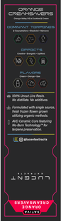 Lucent Live Resin 100% Uncut Vape Label