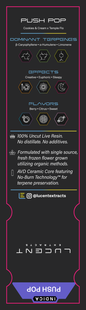 Lucent Live Resin 100% Uncut Vape Label