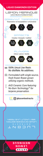 Lucent Live Resin Liquid Diamonds Vape Label