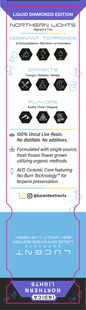 Lucent Live Resin Liquid Diamonds Vape Label