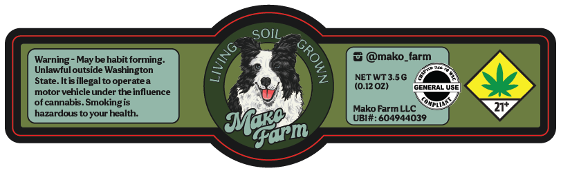 Mako Farm Jar Labels Small