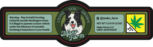 Mako Farm Jar Labels Small