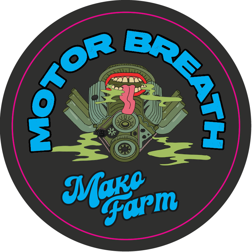 Mako Farms 2.4375" Round Stickers