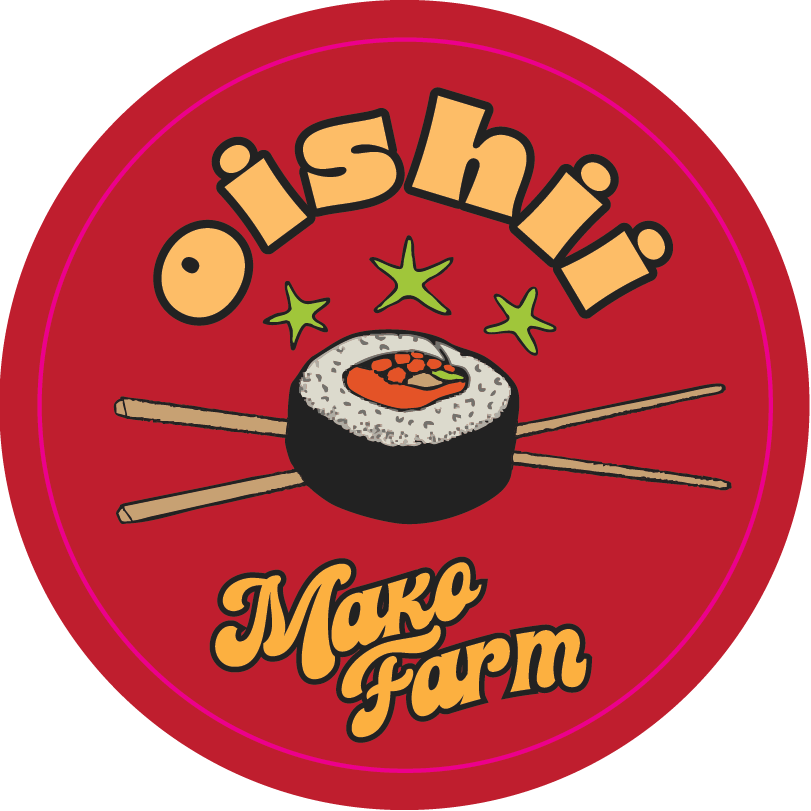 Mako Farms 2.4375" Round Stickers