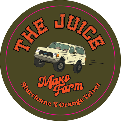Mako Farms 2.4375" Round Stickers