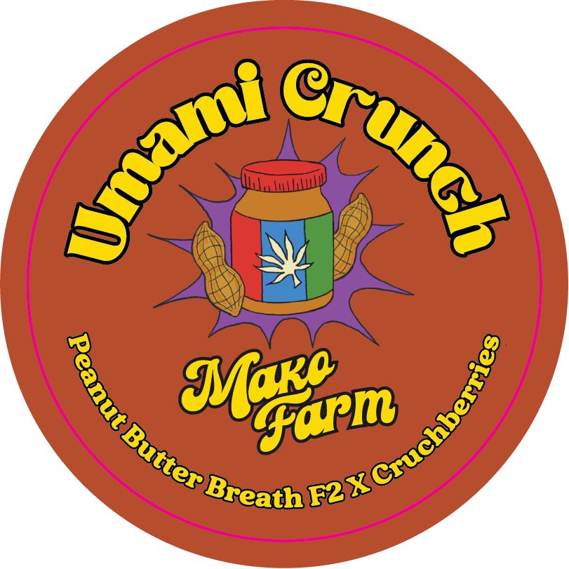 Mako Farms 2.4375" Round Stickers