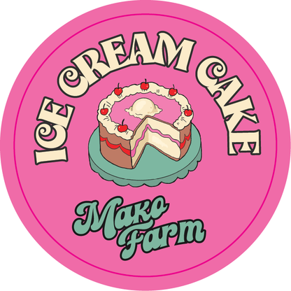 Mako Farms 2.4375" Round Stickers