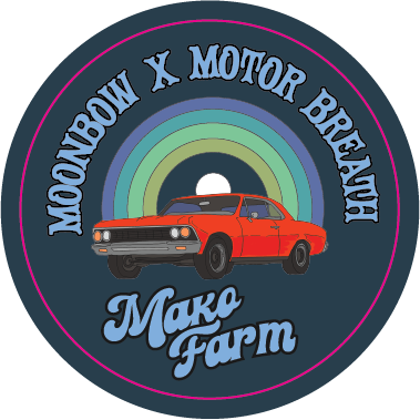 Mako Farms 2.4375" Round Stickers