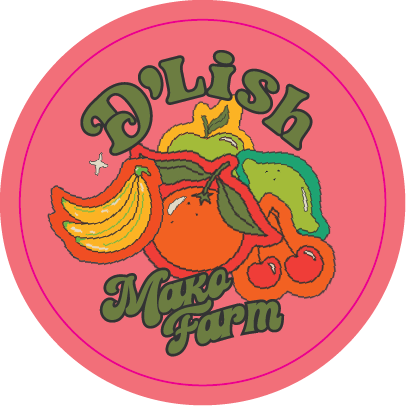 Mako Farms 2.4375" Round Stickers