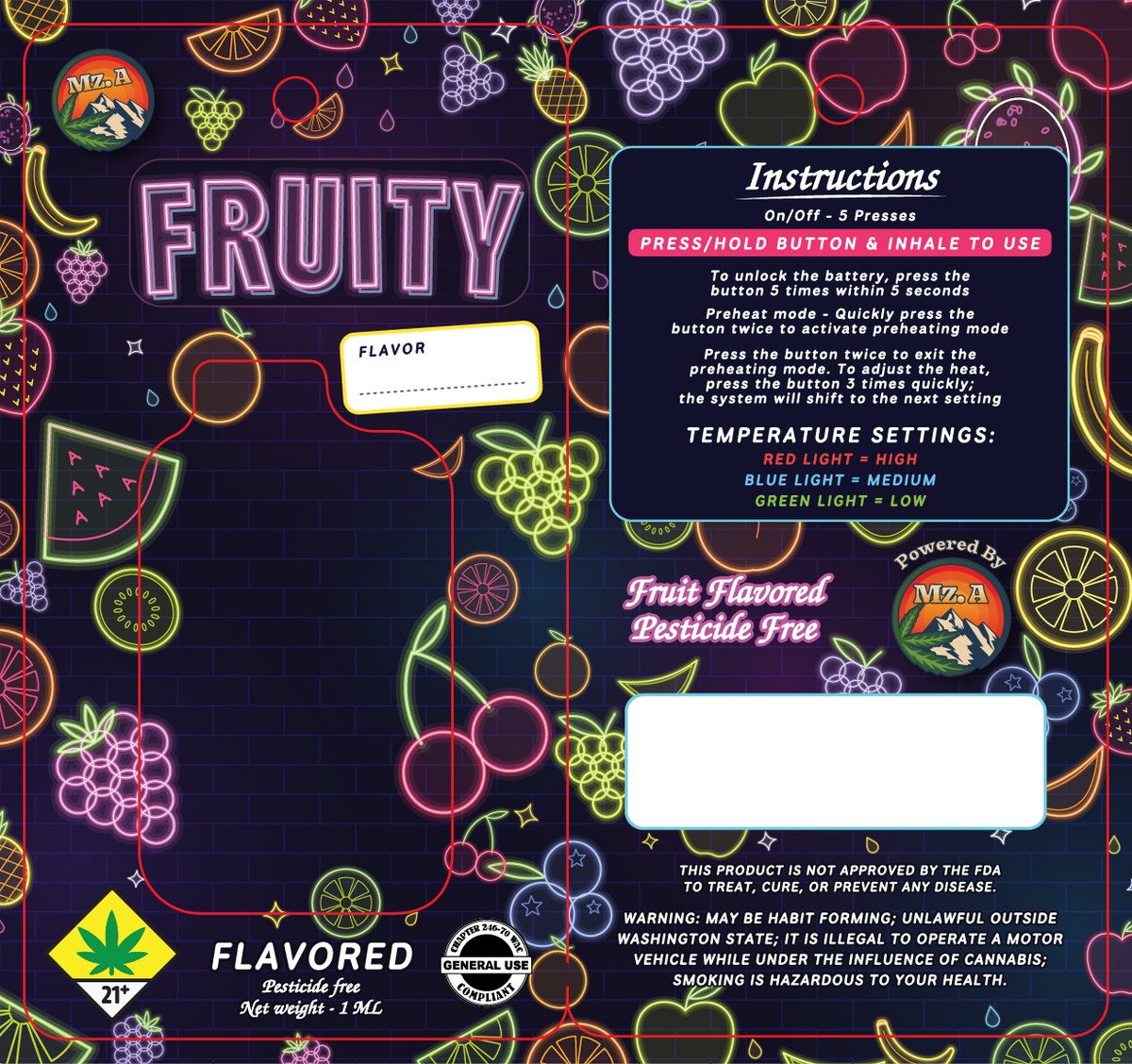 Mz A Fruity Disposables