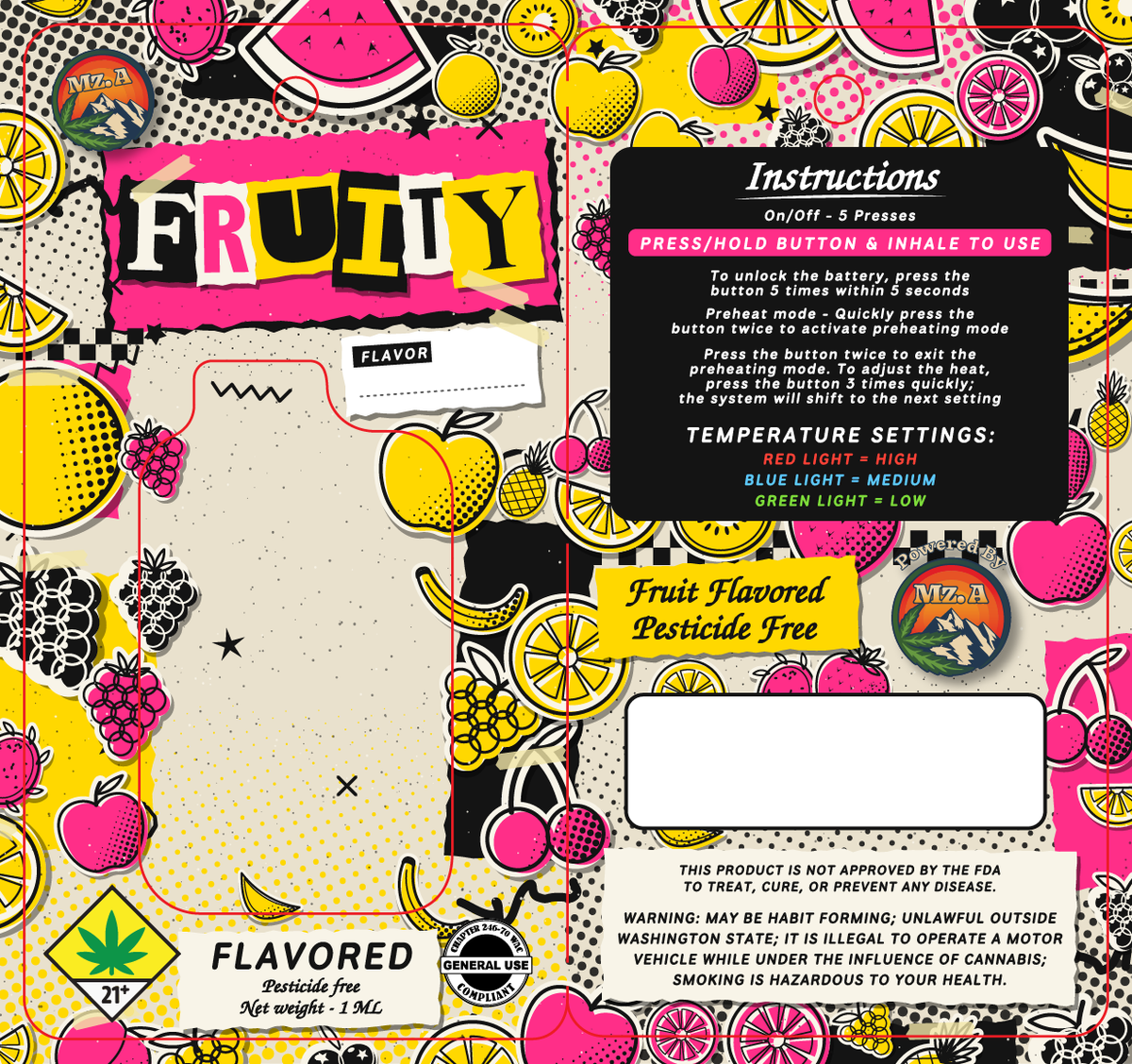 Mz A Fruity Disposables
