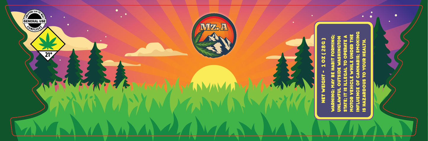 MZA Jar Label 28G