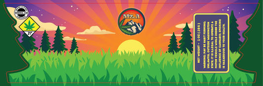 MZA Jar Label 28G