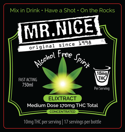 Mr. Nice Alcohol Free Spirits Labels