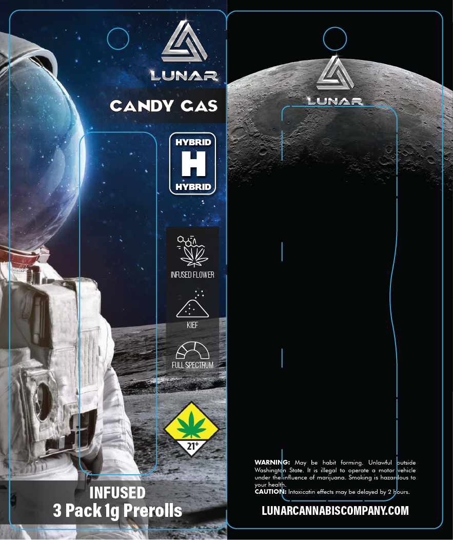 Lunar 3 Pack Preroll Perforated